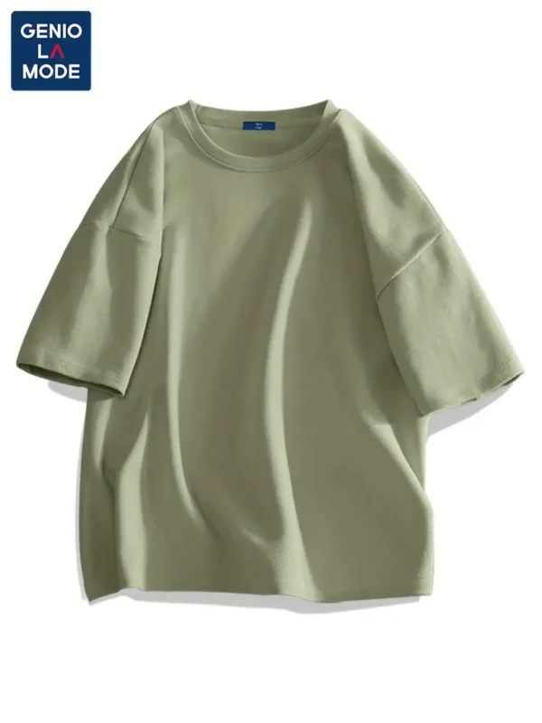 GENIO LAMODE Men'S Summer Cotton T-Shirt - Image 3
